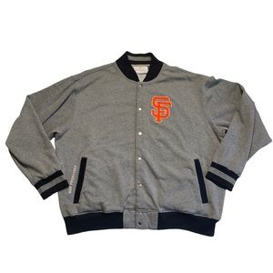 Vintage San Francisco Giants Snap Front Jacket GIII Sports Carl Banks Sz 3XL